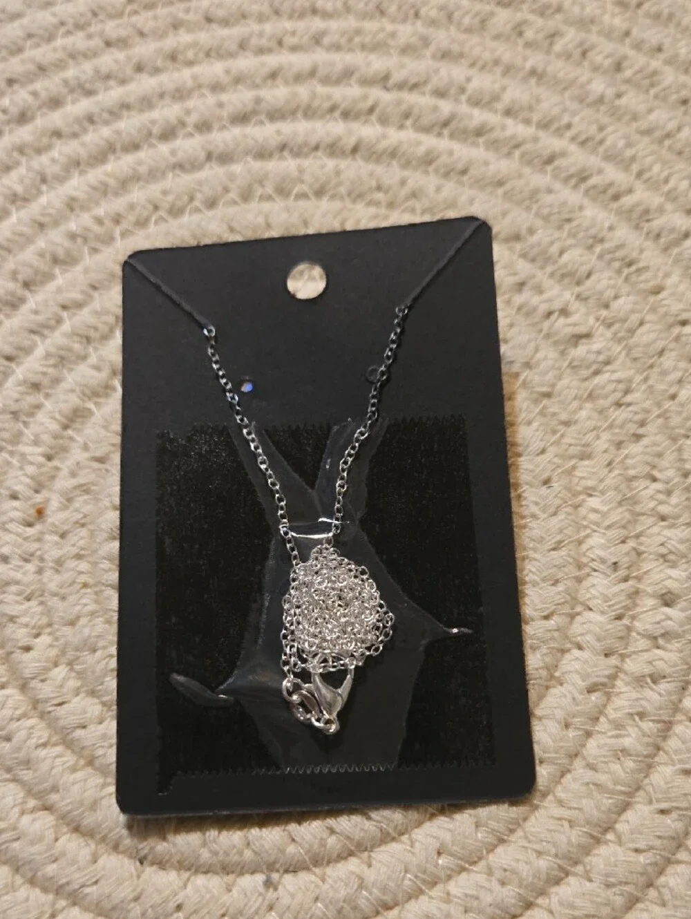 Silver Butterfly Pendant Necklace